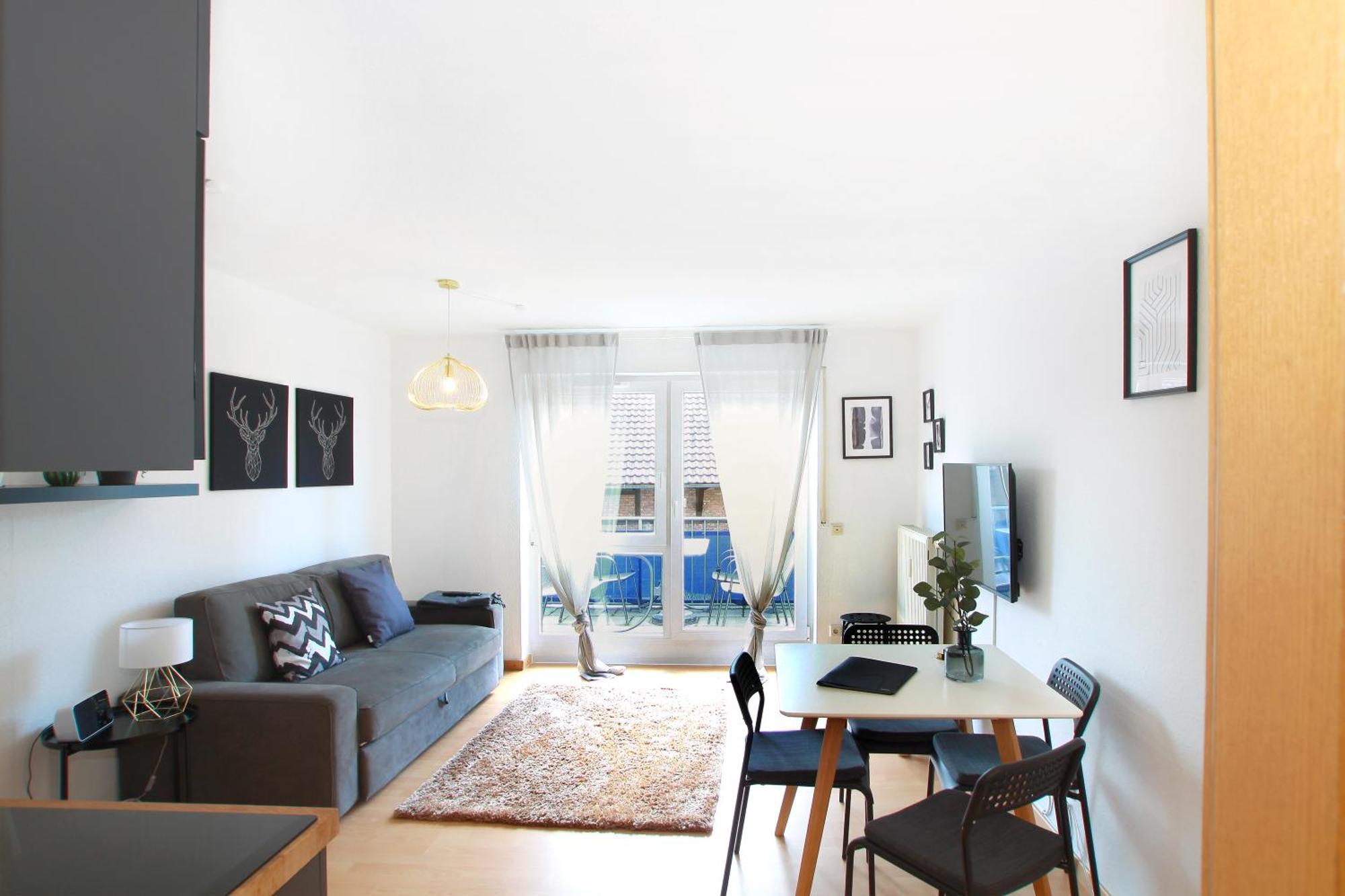 Ferienwohnung Mila Naehe Messe In FDH Exterior foto